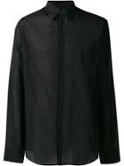 Fendi Karligraphy Classic Buttoned Shirt - Black