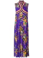 Floral Print Kimono Dress - Women - Viscose - 40, Pink/purple, Viscose, I'm Isola Marras