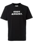 Sacai Oddy Knocky T-shirt, Men's, Size: 4, Black, Cotton