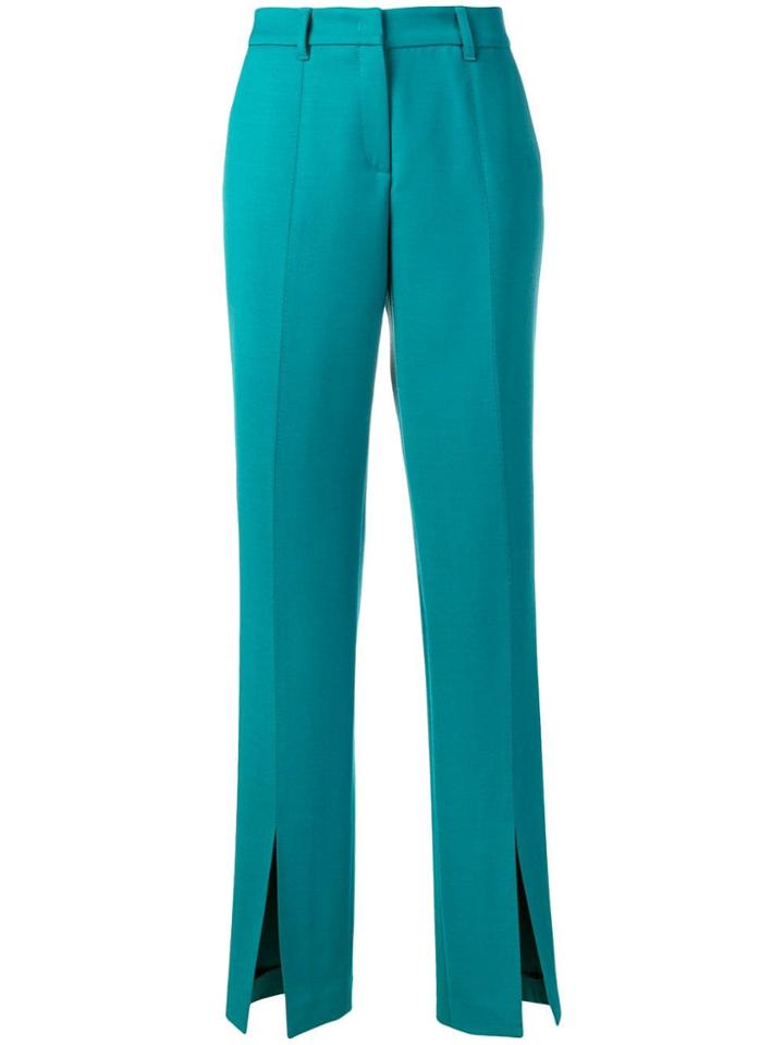 Gabriela Hearst Front Slit Trousers - Blue