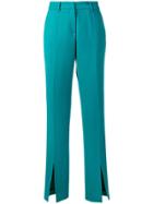 Gabriela Hearst Front Slit Trousers - Blue