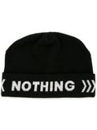 Lanvin Nothing Knit Hat - Black