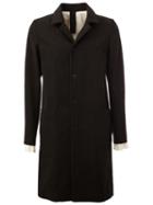 L'eclaireur 'shigoto' Coat, Men's, Size: Medium, Black, Virgin Wool