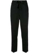 Dorothee Schumacher Drawstring Cropped Trousers - Black