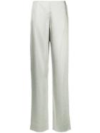 Ralph Lauren Crystal Embellished Straight Trousers - Metallic