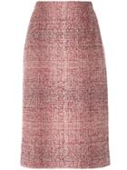 Pierre Cardin Vintage Pencil Skirt - Red