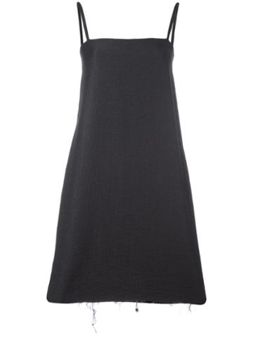Charlie May Square Neck Dress, Women's, Size: 10, Grey, Nylon/cotton