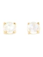 Irene Neuwirth Moonstone Stud Earrings, Women's, White, 18kt Gold/moon Stone