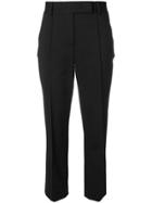 Salvatore Ferragamo Stretch Tailored Trousers - Black