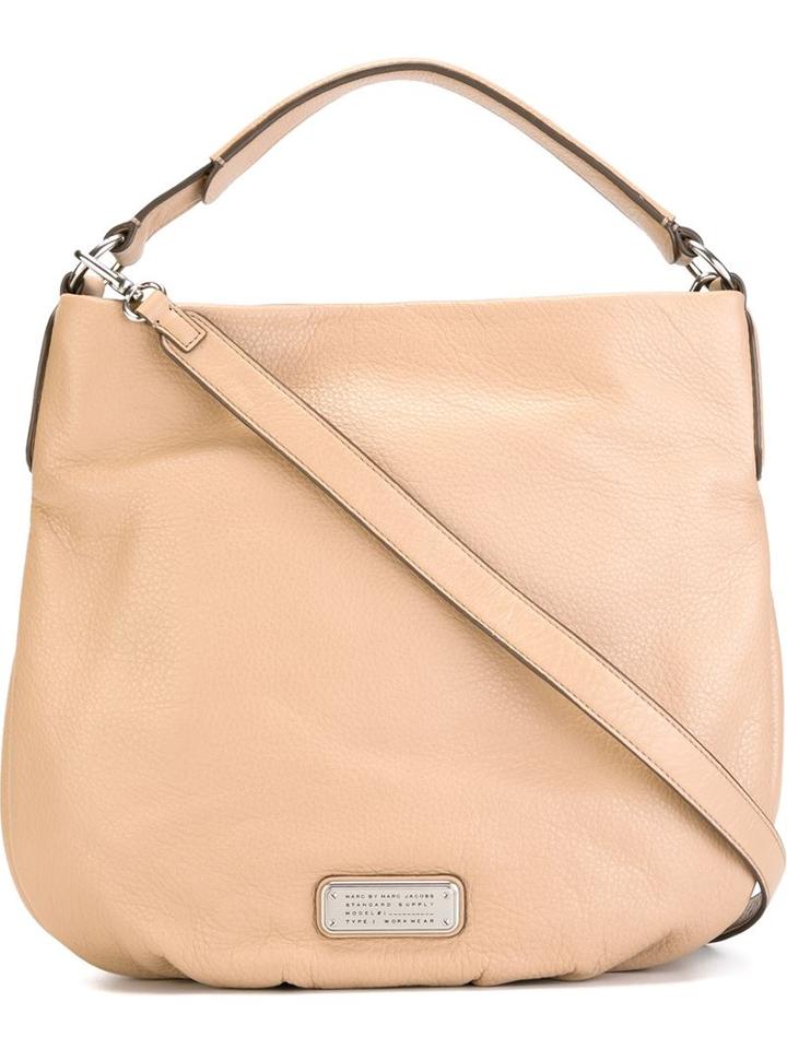 Marc By Marc Jacobs New Q Hillier Hobo Tote, Women's, Nude/neutrals, Leather