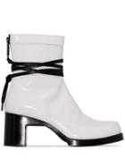 1017 Alyx 9sm Bowie 70mm Tie Boots - White