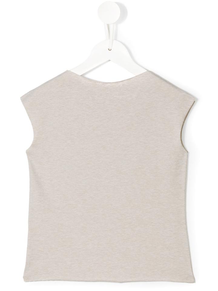 Amelia Milano Skinny Top, Girl's, Size: 10 Yrs, Nude/neutrals