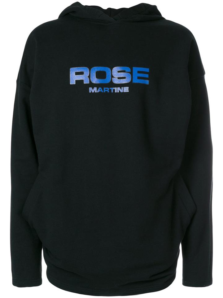 Martine Rose Logo Print Sweatshirt - Black