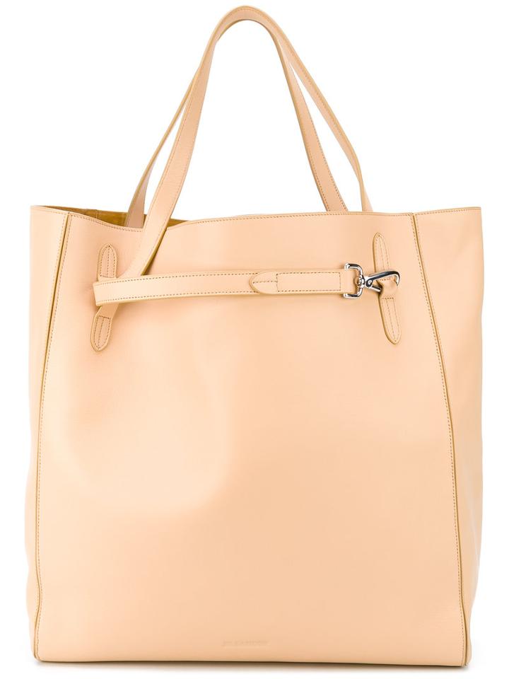 Jil Sander - Transformer Tote - Women - Calf Leather - One Size, Nude/neutrals, Calf Leather