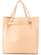 Jil Sander - Transformer Tote - Women - Calf Leather - One Size, Nude/neutrals, Calf Leather