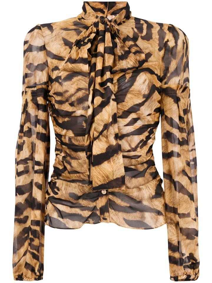 Dolce & Gabbana Printed Blouse - Brown
