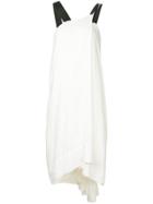 Phoebe English Winged Draped Dress - White
