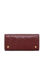 Burberry Monogram Continental Wallet - Red