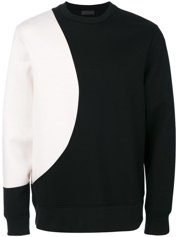 Diesel Black Gold - Contrast Panel Sweatshirt - Men - Cotton/spandex/elastane/lyocell/viscose - M, Cotton/spandex/elastane/lyocell/viscose
