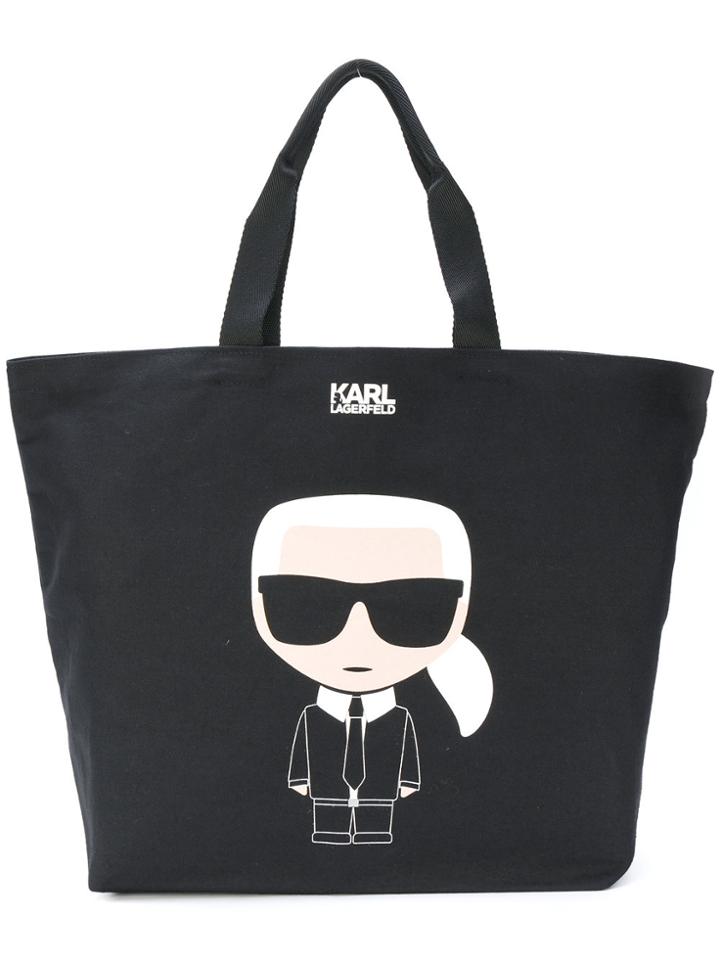 Karl Lagerfeld Karl Logo Tote - Black