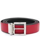 Prada Reversible Two-tone Belt - Red