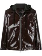 Odeur Textured Hooded Shirt Jacket