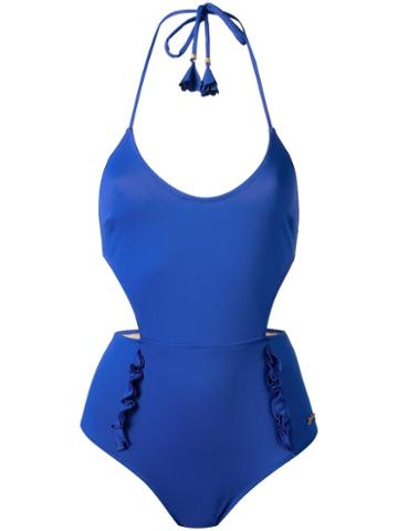 Emmanuella 'elle' Swimsuit, Women's, Size: Small, Blue, Polyamide/spandex/elastane