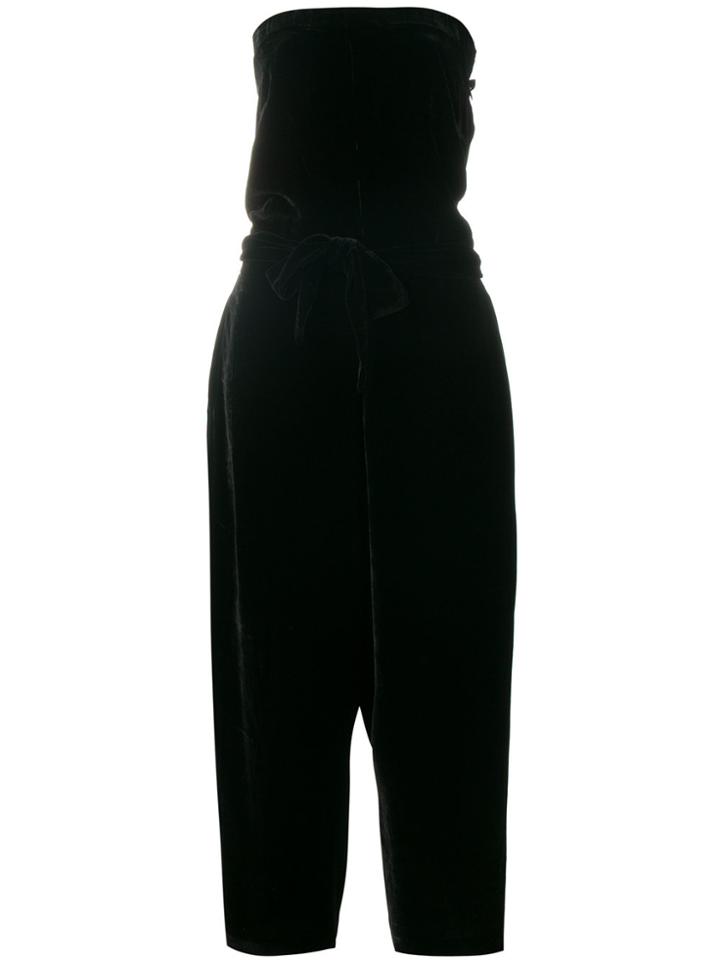 Mcq Alexander Mcqueen Strapless Jumpsuit - Black