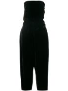 Mcq Alexander Mcqueen Strapless Jumpsuit - Black