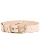 Ryan Roche - Buckle Belt - Women - Leather - One Size, Nude/neutrals, Leather