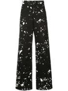 Oamc Paint Splatter Effect Trousers - Black