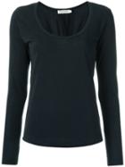 Giuliana Romanno - Round Neck Blouse - Women - Cotton/polyester - P, Black, Cotton/polyester