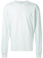 Auralee Plain T-shirt, Men's, Size: 3, Green, Cotton
