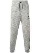 Adidas Originals Striped Sleeves Hoodie, Men's, Size: Large, Grey, Polyester/cotton