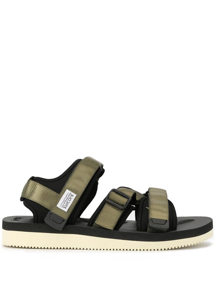 Suicoke Kisee-v Molded Sandals - Green