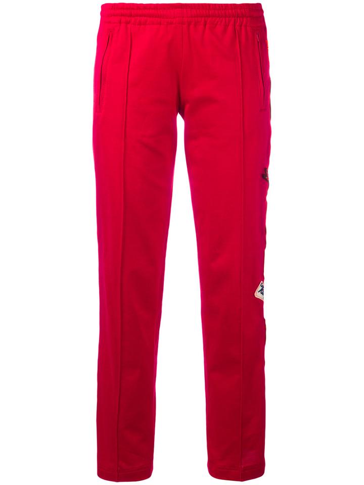 History Repeats Side Patch Track Pants, Women's, Size: 42, Red, Cotton