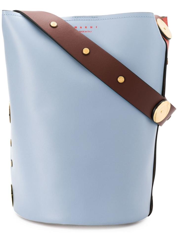 Marni Punch Bucket Bag - Blue