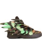 Adidas Originals Adidas X Jeremy Scott Wings Sneakers, Men's, Size: 41, Brown, Leather/rubber