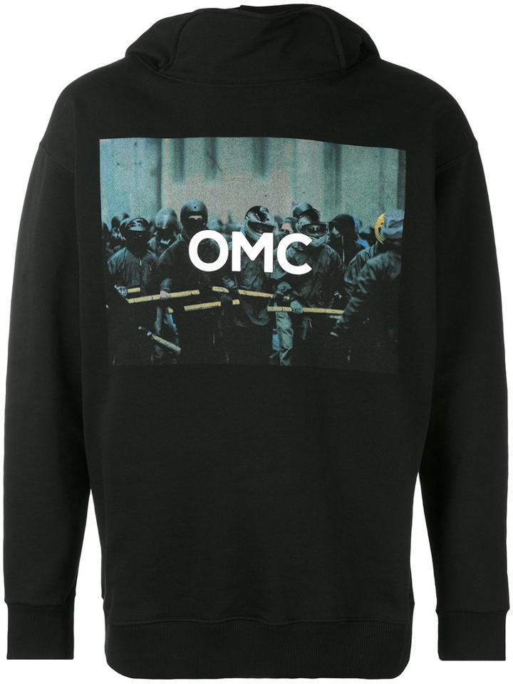 Omc - Printed Hoodie - Men - Cotton - M, Black, Cotton