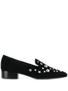 Giuseppe Zanotti Crystal-embellished Loafers - Black