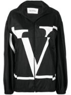 Valentino Deconstructed Vlogo Technical Jacket - Black