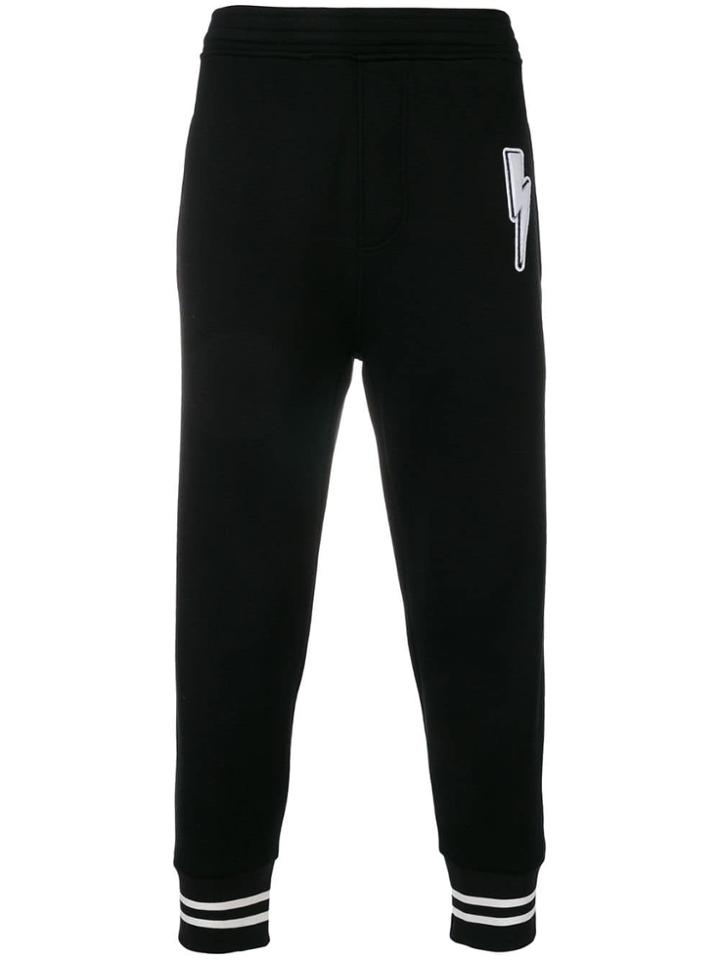 Neil Barrett Relaxed Fit Track Trousers - Black