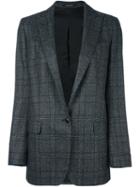 Tagliatore 'j-emily' Blazer, Women's, Size: 44, Grey, Cupro/virgin Wool