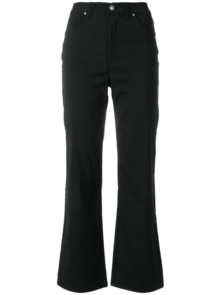 Versace Vintage Bootcut Trousers - Black