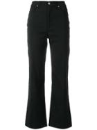 Versace Vintage Bootcut Trousers - Black
