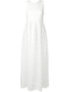 P.a.r.o.s.h. Pansy Dress, Women's, Size: L, White, Polyester/cotton