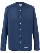 Tintoria Mattei Band Collar Shirt - Blue
