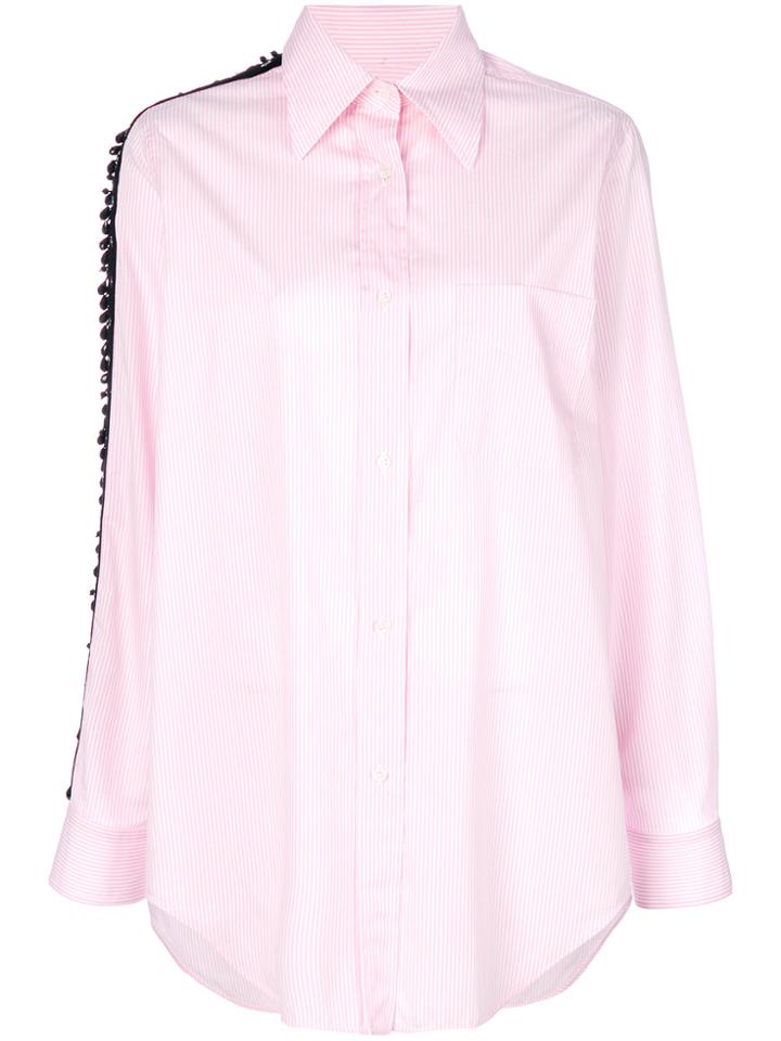 No21 Embellished Shirt - Pink & Purple