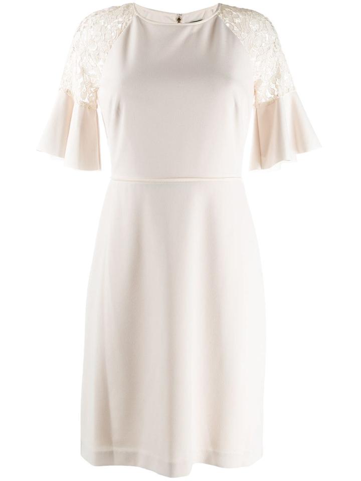 Lauren Ralph Lauren Lace Insert Dress - Neutrals