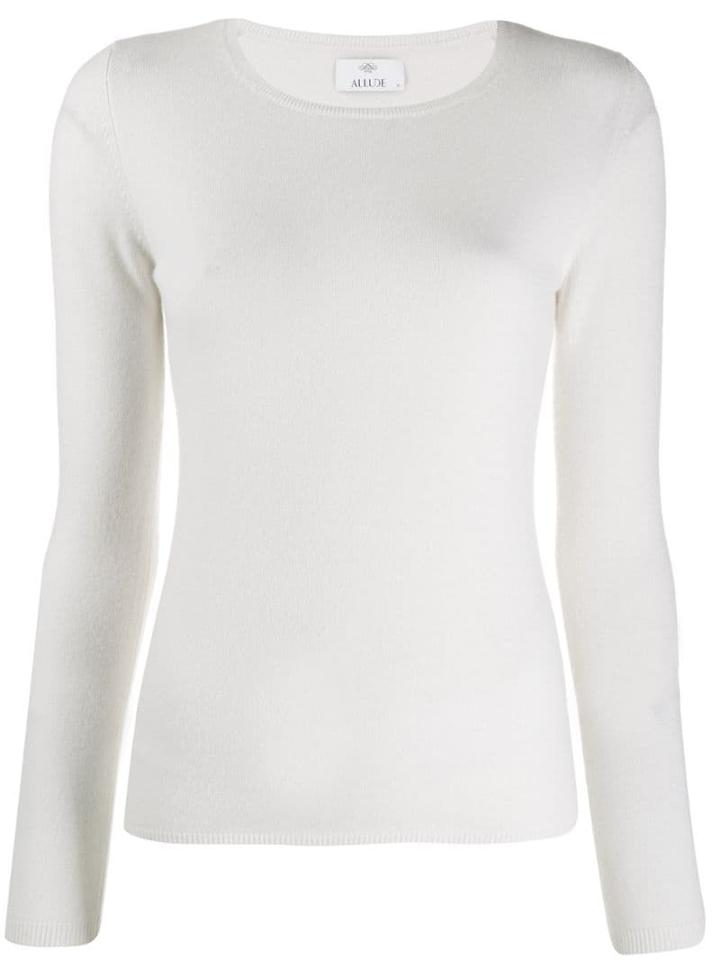 Allude Lightweight Sweatshirt - White